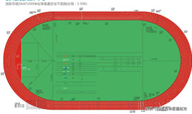 400米標準跑道尺寸、300米跑道尺寸、200米跑道尺寸具體參數